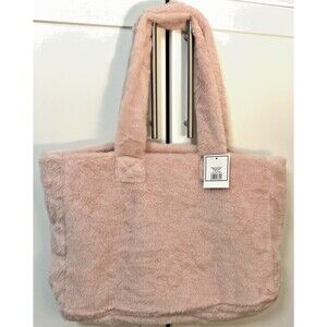 Faux Fur Soft Plush Pink Tote/Purse Brand New With Tags Medium Sized